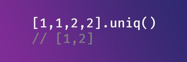 Убрать дубликаты из массива в JavaScript